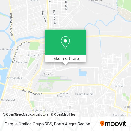 Parque Grafico Grupo RBS map