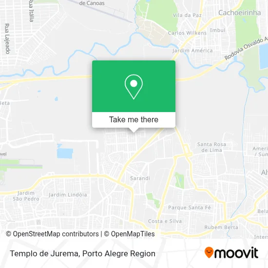 Templo de Jurema map