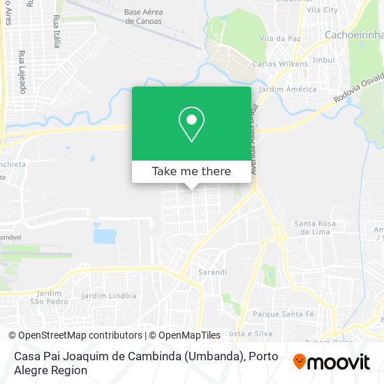 Casa Pai Joaquim de Cambinda (Umbanda) map