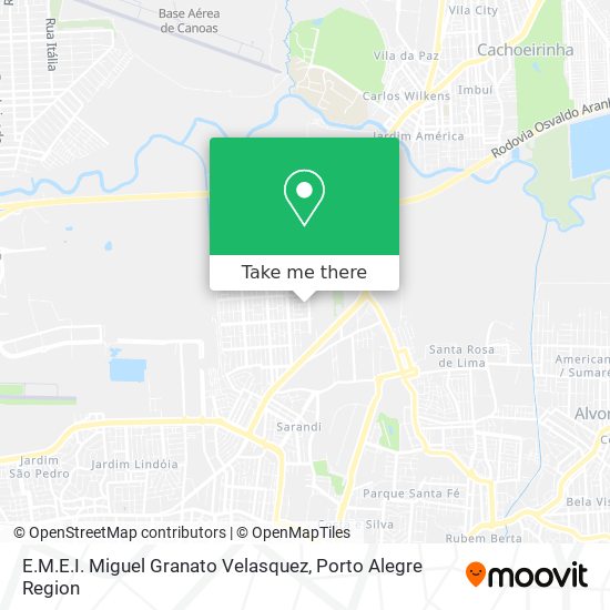 E.M.E.I. Miguel Granato Velasquez map
