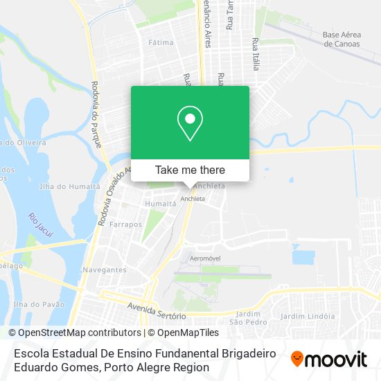 Mapa Escola Estadual De Ensino Fundanental Brigadeiro Eduardo Gomes