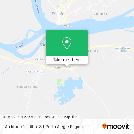 Auditório 1 - Ulbra SJ map