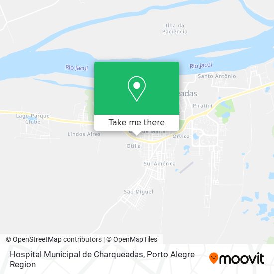 Hospital Municipal de Charqueadas map