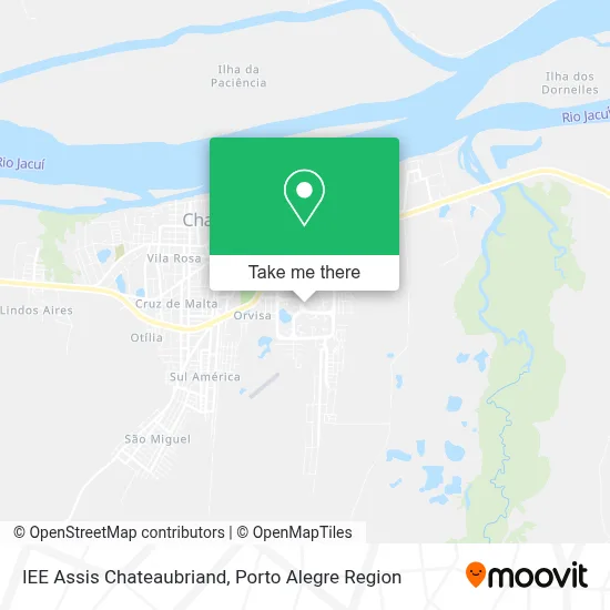 IEE Assis Chateaubriand map