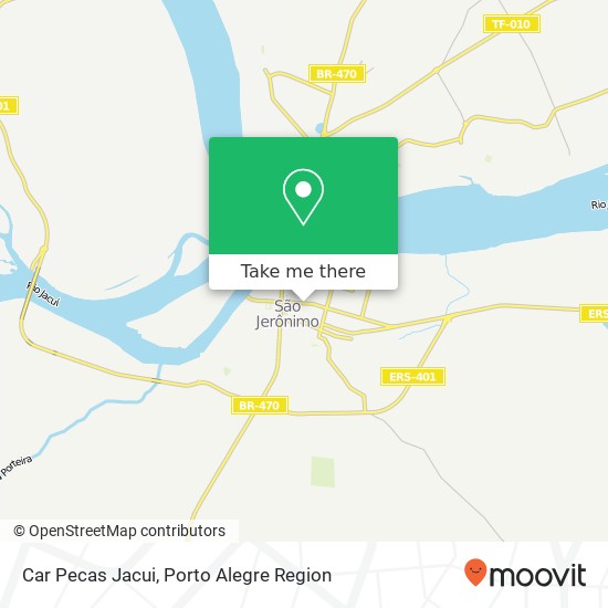 Car Pecas Jacui map