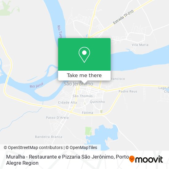 Muralha - Restaurante e Pizzaria São Jerônimo map