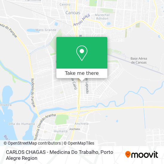 CARLOS CHAGAS - Medicina Do Trabalho map