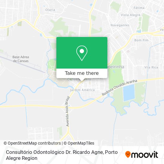 Consultório Odontológico Dr. Ricardo Agne map