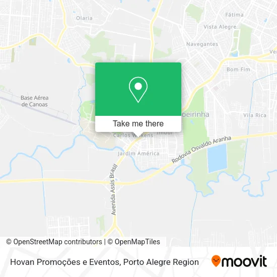 Hovan Promoções e Eventos map