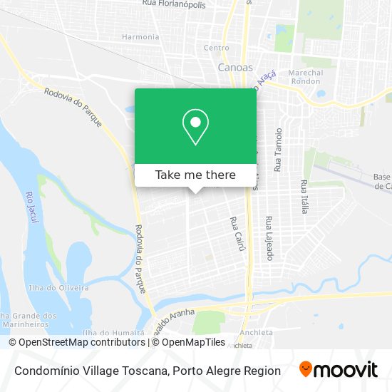 Condomínio Village Toscana map