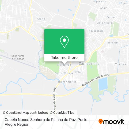 Capela Nossa Senhora da Rainha da Paz map