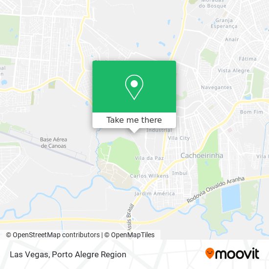 Las Vegas map