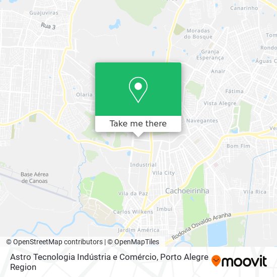 Astro Tecnologia Indústria e Comércio map