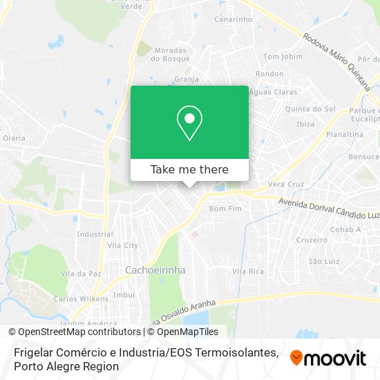 Frigelar Comércio e Industria / EOS Termoisolantes map