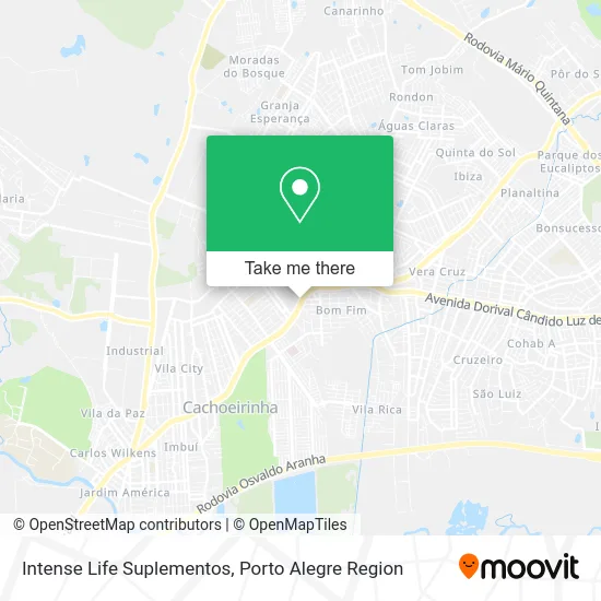 Intense Life Suplementos map