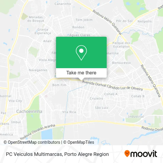 PC Veiculos Multimarcas map