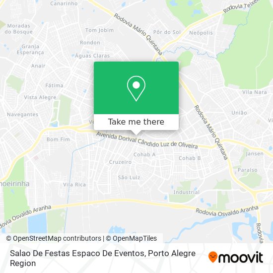 Salao De Festas Espaco De Eventos map