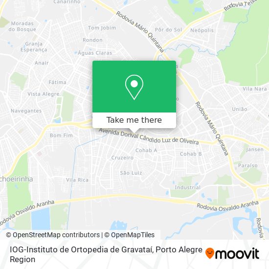 IOG-Instituto de Ortopedia de Gravataí map
