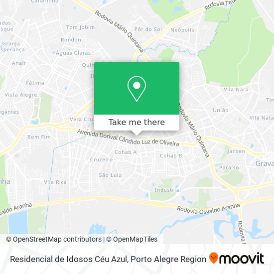 Residencial de Idosos Céu Azul map