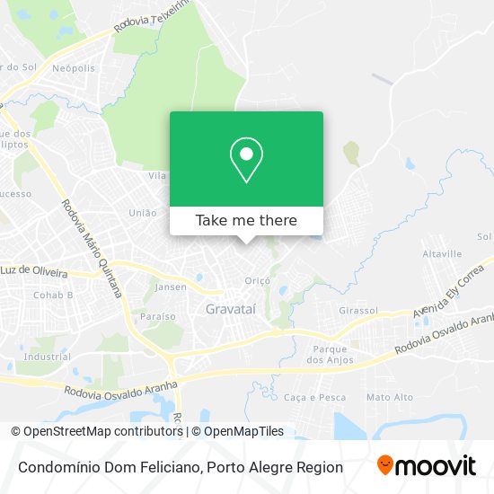 Condomínio Dom Feliciano map