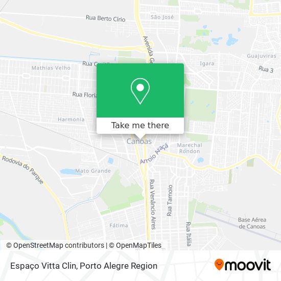 Espaço Vitta Clin map