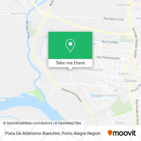 Pista De Atletismo Bianchini map