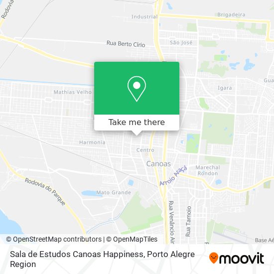 Sala de Estudos Canoas Happiness map