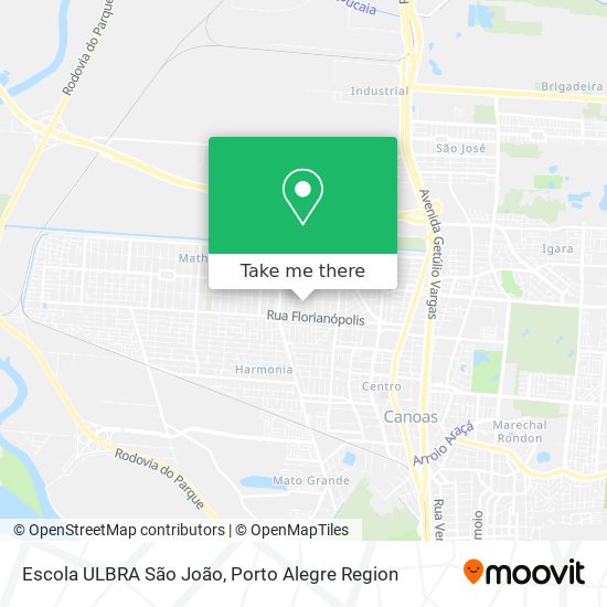 Escola ULBRA São João map