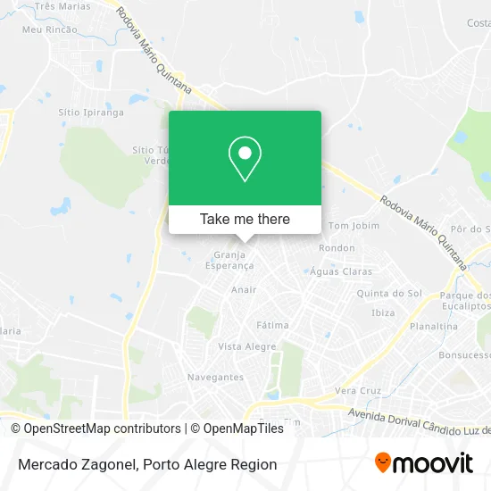Mercado Zagonel map