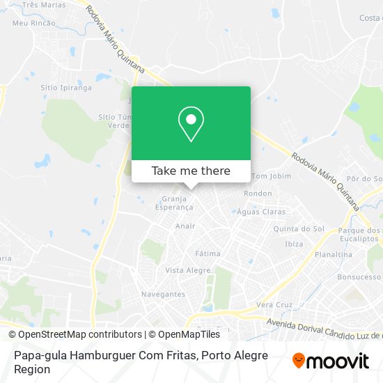 Papa-gula Hamburguer Com Fritas map