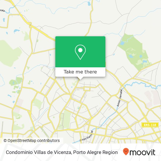 Mapa Condominio Villas de Vicenza