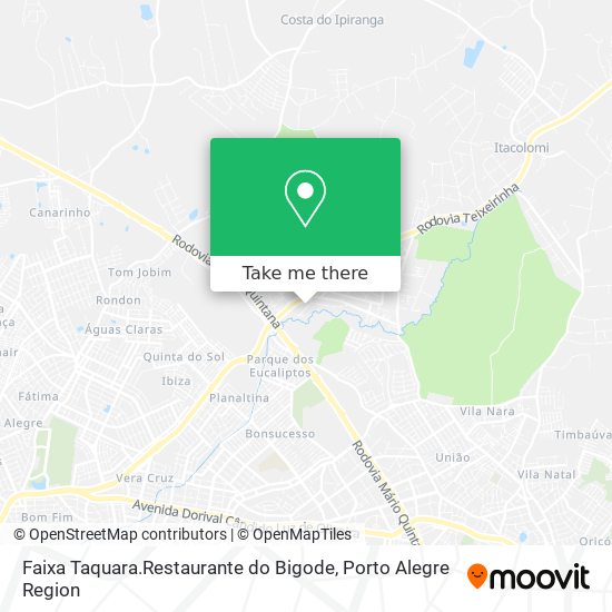 Faixa Taquara.Restaurante do Bigode map