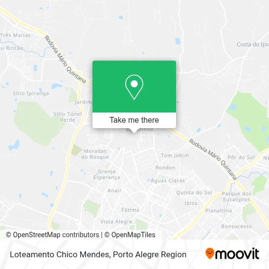 Loteamento Chico Mendes map