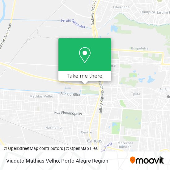 Viaduto Mathias Velho map