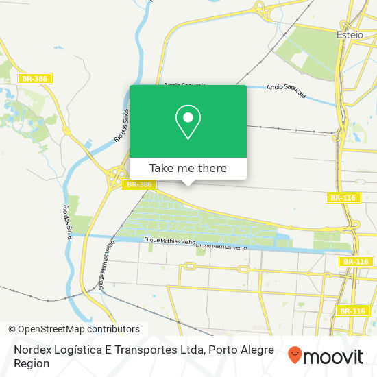 Nordex Logística E Transportes Ltda map