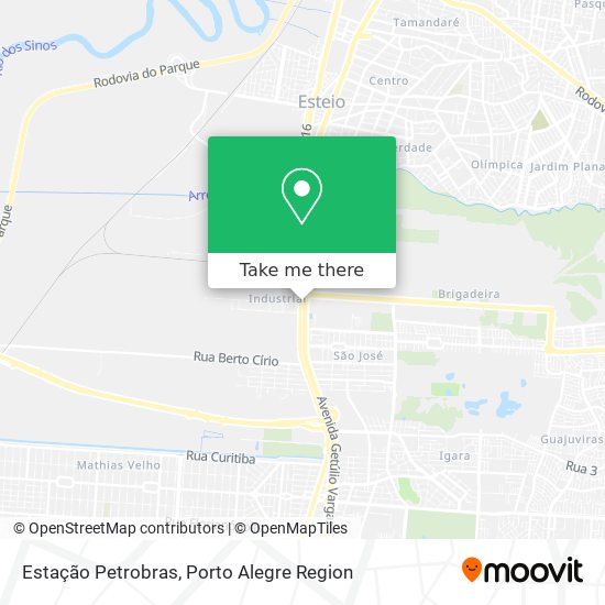 Estação Petrobras map