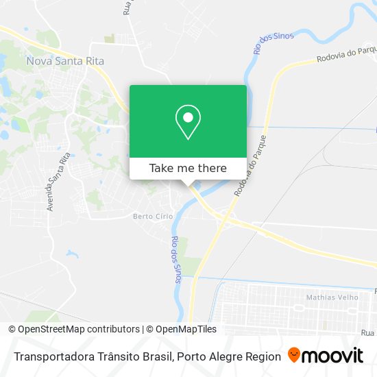 Mapa Transportadora Trânsito Brasil