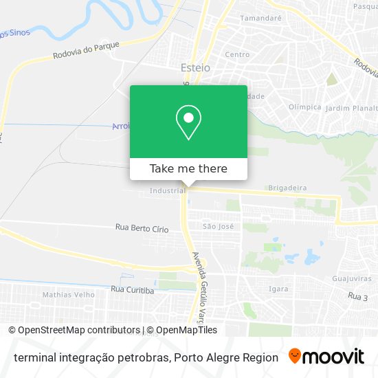 terminal integração petrobras map