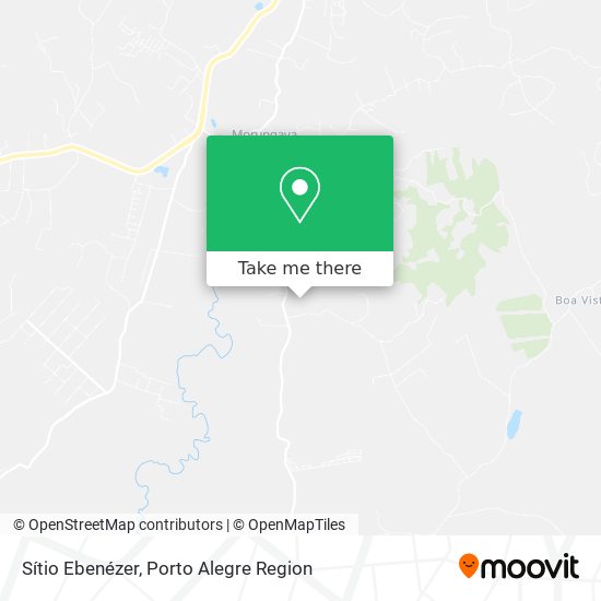 Sítio Ebenézer map