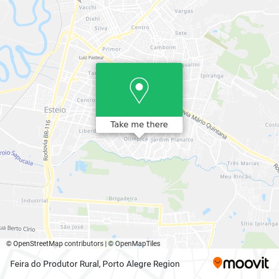 Feira do Produtor Rural map
