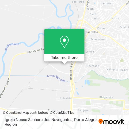 Igreja Nossa Senhora dos Navegantes map