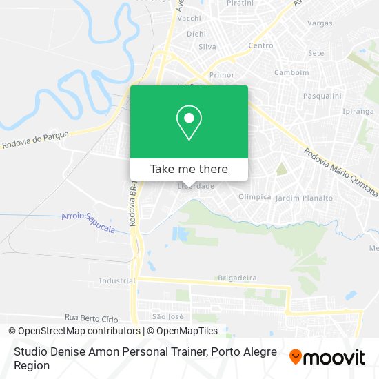 Studio Denise Amon Personal Trainer map