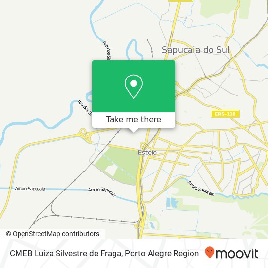 CMEB Luiza Silvestre de Fraga map