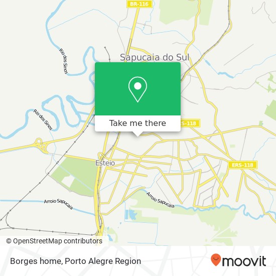 Borges home map