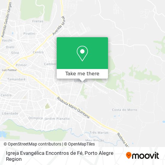 Igreja Evangélica Encontros de Fé map