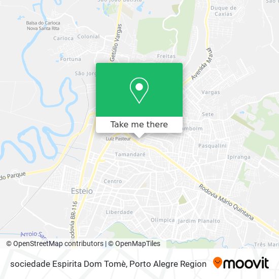 sociedade Espirita Dom Tomè map