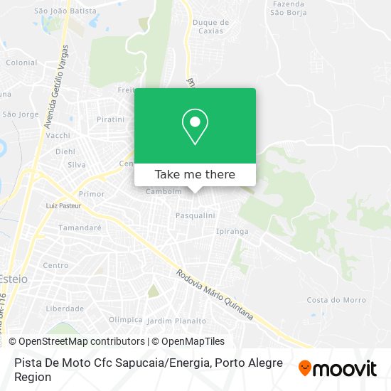 Pista De Moto Cfc Sapucaia / Energia map