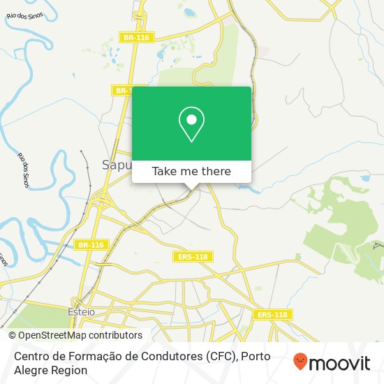 Centro de Formação de Condutores (CFC) map