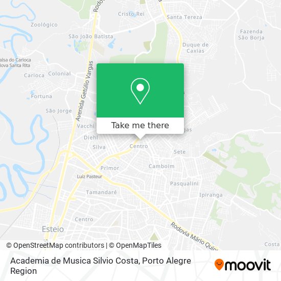 Academia de Musica Silvio Costa map