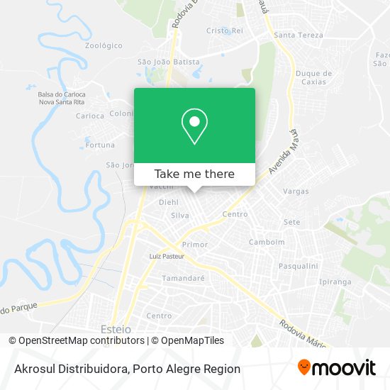 Akrosul Distribuidora map